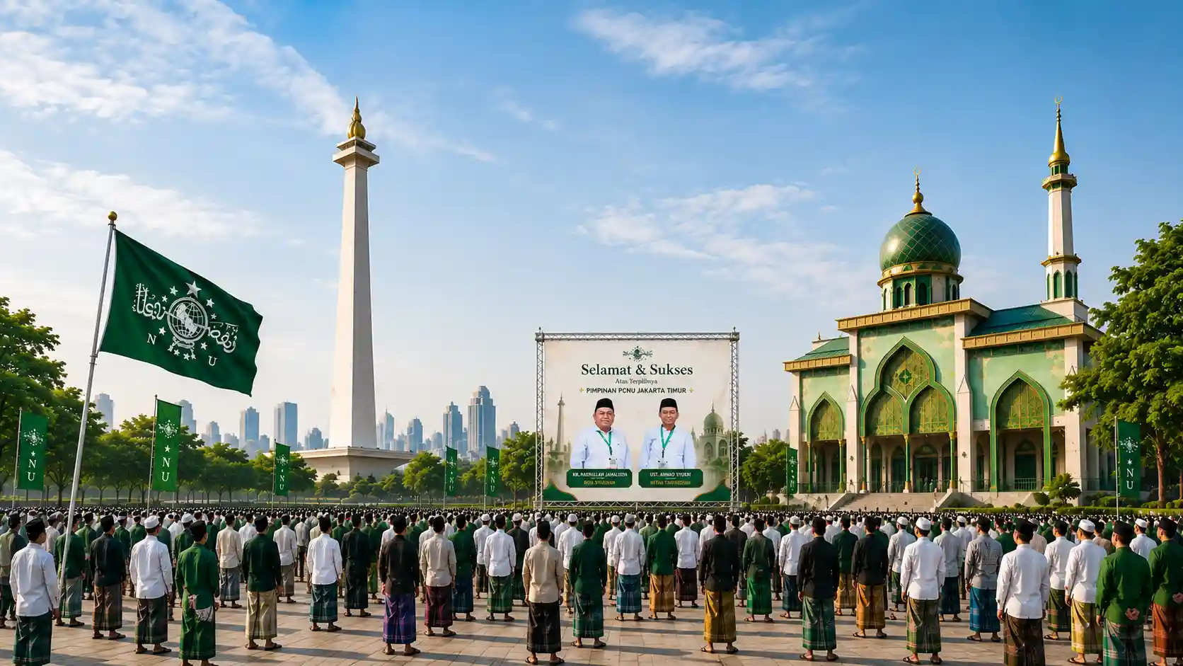 Kebersamaan pengurus dan warga PCNU Pengurus Cabang Kabupaten Lembata